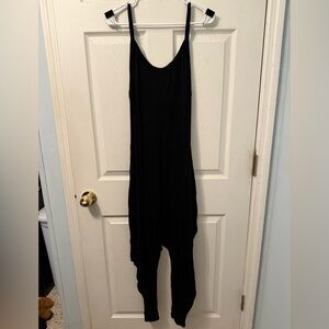 Black Sleeveless Jumpsuit